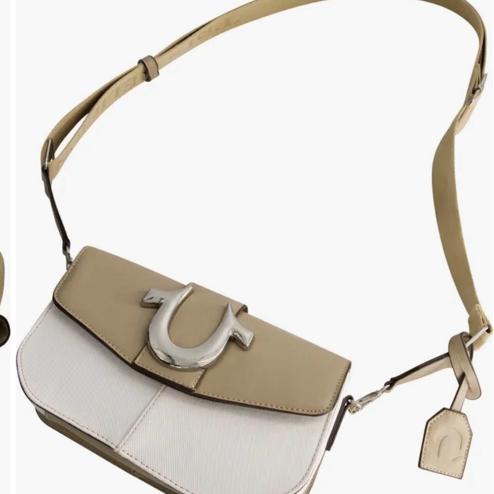 Stylish Tan and Cream Women's Bag - Picture 2 of 3